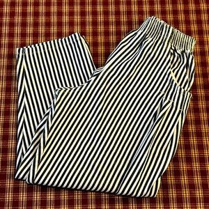Vintage Carters Black And White Pin Stripe 100% Cotton Jeans